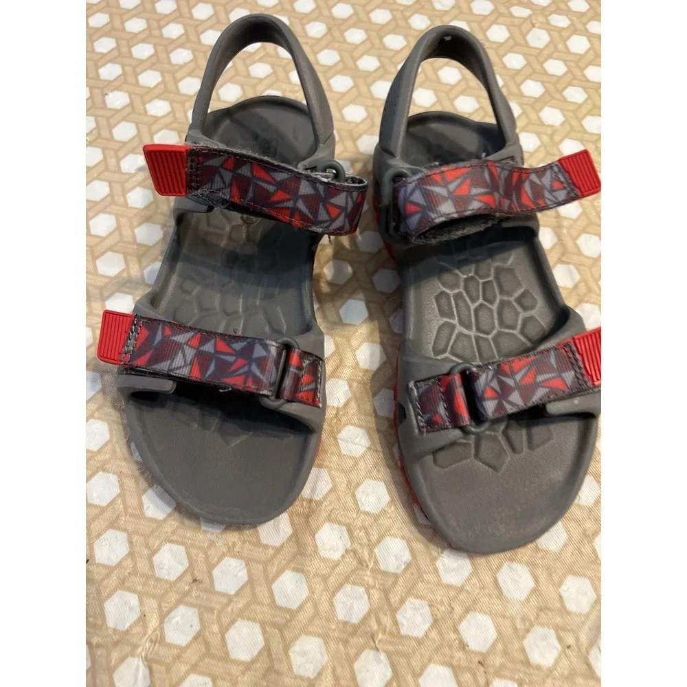 Merrell Hydro Drift Sport Sandals Boy's  Size‎ 12 Grey/ Camo Strap Shoes